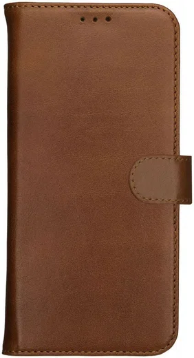 Rosso Deluxe Samsung Galaxy S25 Edge Hoesje Echt Leer Book Case Bruin afbeelding 13