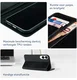 Rosso Element Samsung Galaxy S25 Edge Hoesje Book Case Wallet Zwart afbeelding 3