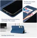 Rosso Element Samsung Galaxy S25 Edge Hoesje Book Case Wallet Blauw afbeelding 3