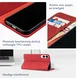 Rosso Element Samsung Galaxy S25 Edge Hoesje Book Case Wallet Rood afbeelding 3