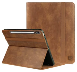 Rosso Element Samsung Galaxy Tab S10 FE Plus Hoes Book Case Bruin afbeelding