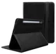 Rosso Deluxe Samsung Galaxy Tab S10 FE Plus Hoes Book Case Echt Leer Zwart