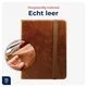 Rosso Deluxe Samsung Galaxy Tab S10 FE Plus Hoes Book Case Echt Leer Bruin afbeelding 5