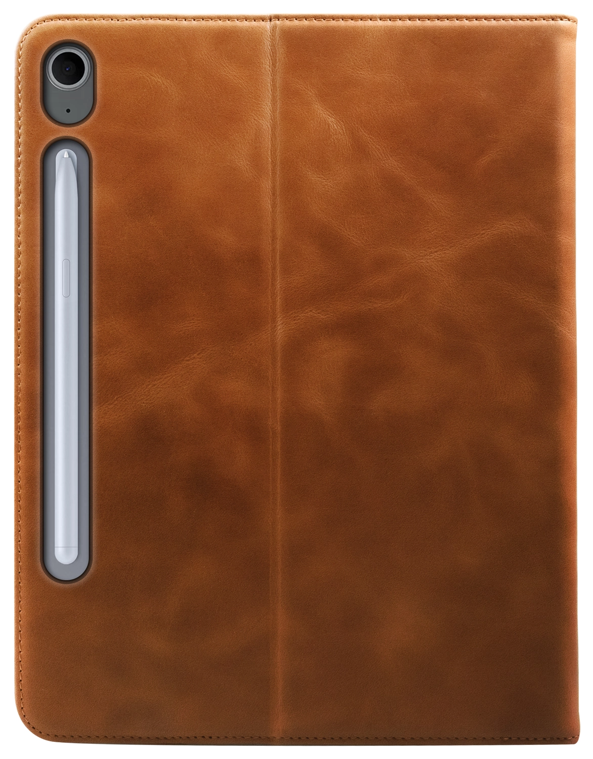 Rosso Deluxe Samsung Galaxy Tab S10 FE Plus Hoes Book Case Echt Leer Bruin afbeelding 2