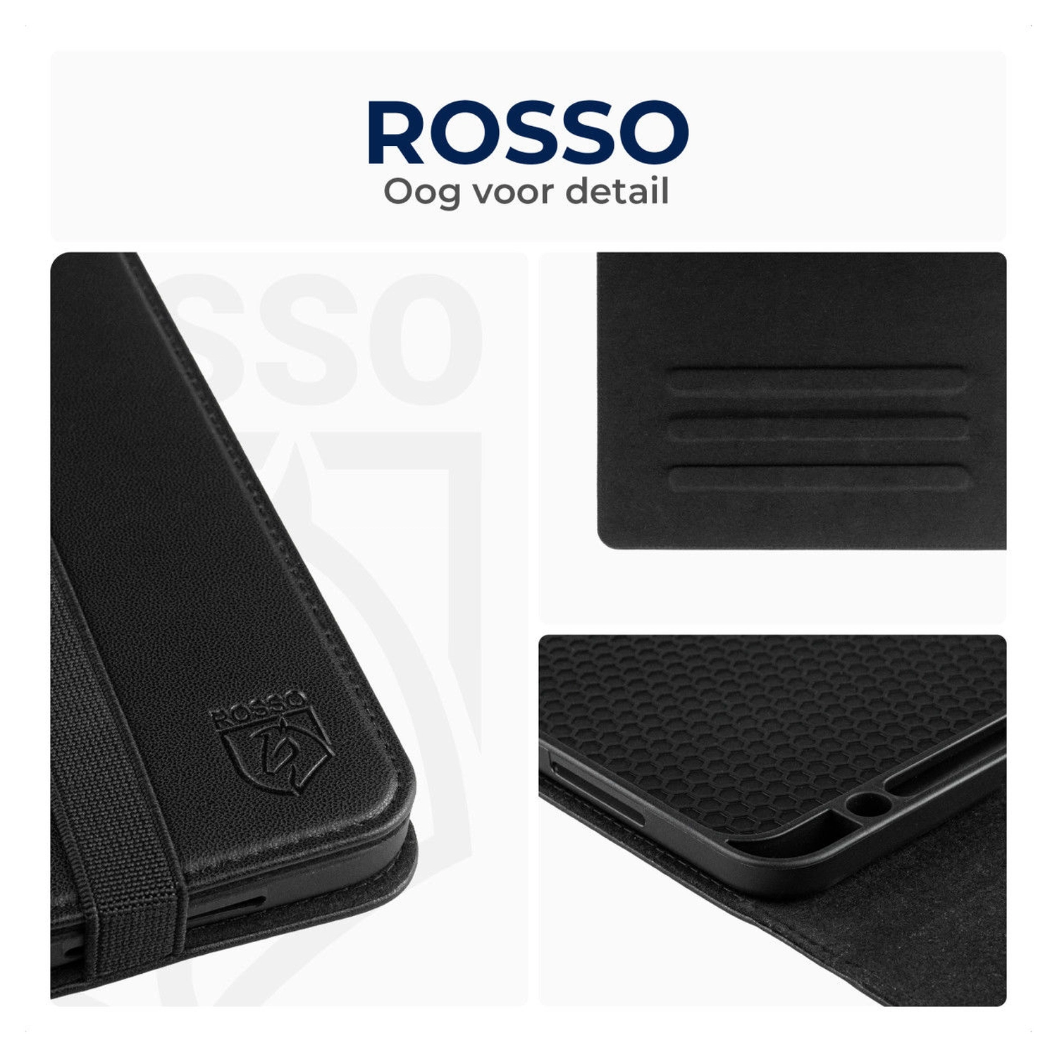 Rosso Element Oppo/OnePlus Pad 3 Hoes Book Case Zwart afbeelding 4