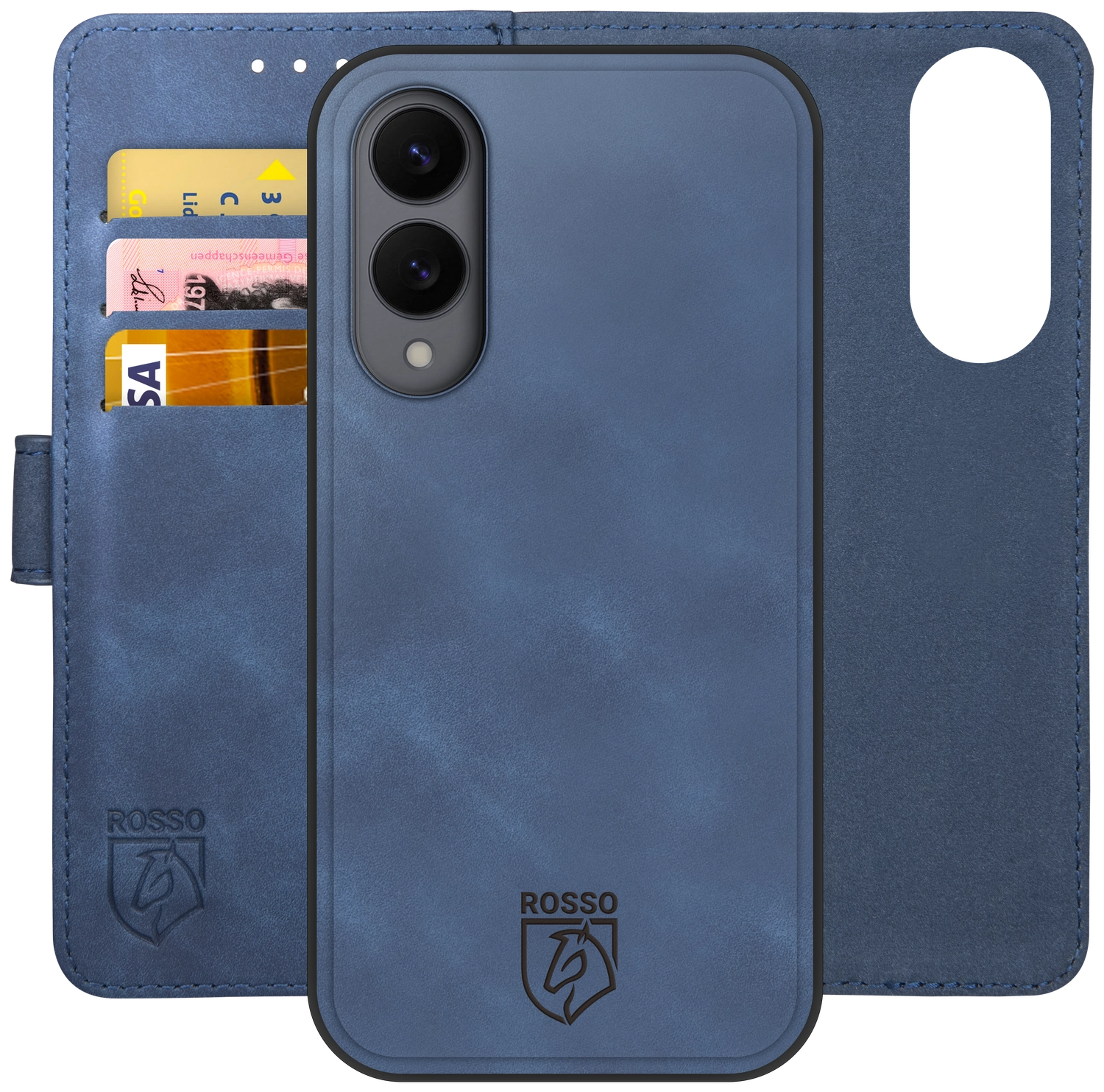 Rosso Element Uitneembaar 2-in-1 Samsung Galaxy S25 Edge Hoesje Blauw afbeelding 1