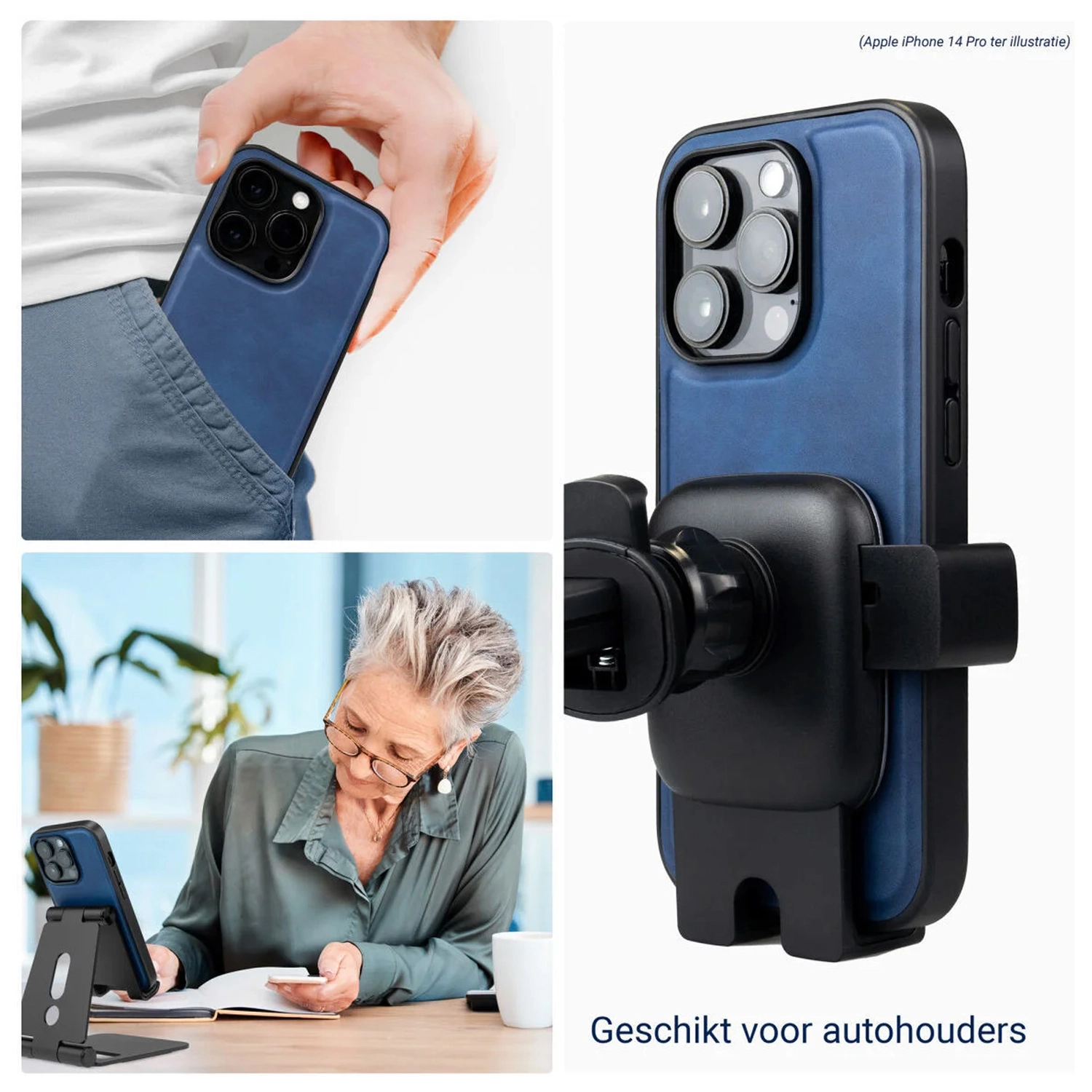 Rosso Element Uitneembaar 2-in-1 Samsung Galaxy S25 Edge Hoesje Blauw afbeelding 6