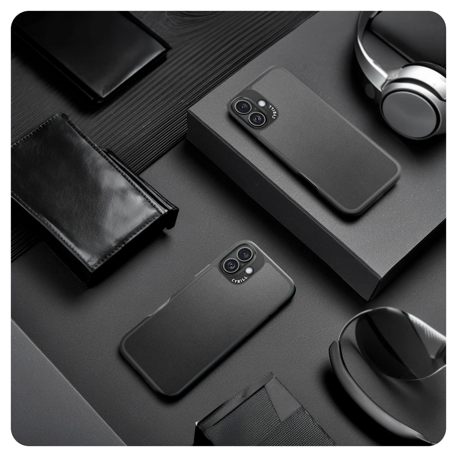 Spigen Cyrill Kajuk Mag Apple iPhone 16 Plus Hoesje MagSafe Back Cover Zwart afbeelding 7