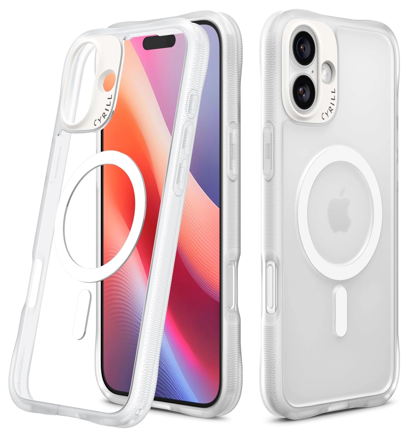 Spigen Cyrill Ultra Sheer Mag iPhone 16 Plus Hoesje MagSafe Matte Transparant afbeelding 1