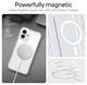Spigen Cyrill Ultra Sheer Mag iPhone 16 Plus Hoesje MagSafe Matte Transparant afbeelding 5