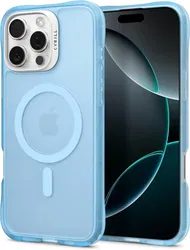 Spigen Cyrill Ultra Sheer Apple iPhone 16 Pro Max Hoesje met MagSafe Blauw afbeelding