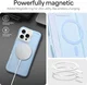Spigen Cyrill Ultra Sheer Apple iPhone 16 Pro Max Hoesje met MagSafe Blauw afbeelding 6