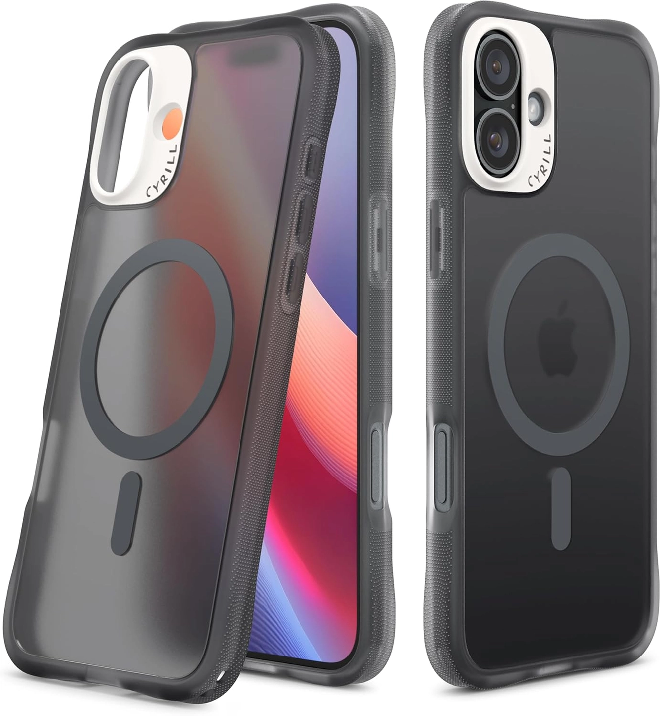 Spigen Cyrill Ultra Sheer Mag iPhone 16 Plus Hoesje MagSafe Grijs afbeelding 1
