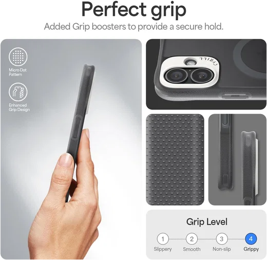 Spigen Cyrill Ultra Sheer Mag iPhone 16 Plus Hoesje MagSafe Grijs afbeelding 4