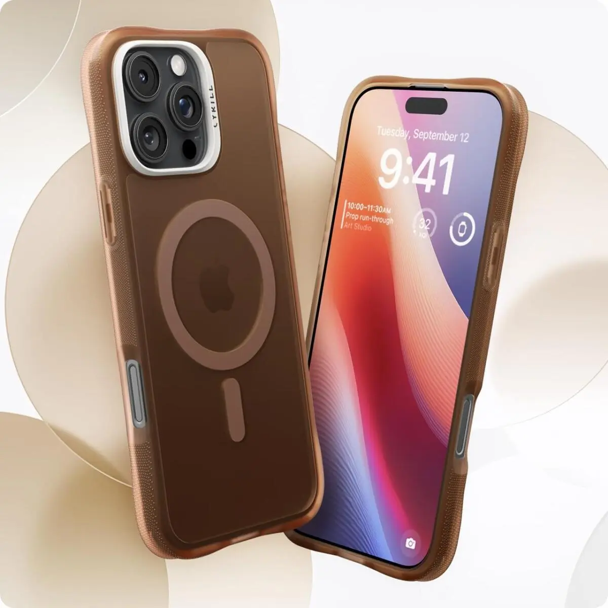 Spigen Cyrill Ultra Sheer Apple iPhone 16 Pro Hoesje met MagSafe Bruin afbeelding 2