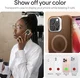 Spigen Cyrill Ultra Sheer Apple iPhone 16 Pro Hoesje met MagSafe Bruin afbeelding 3