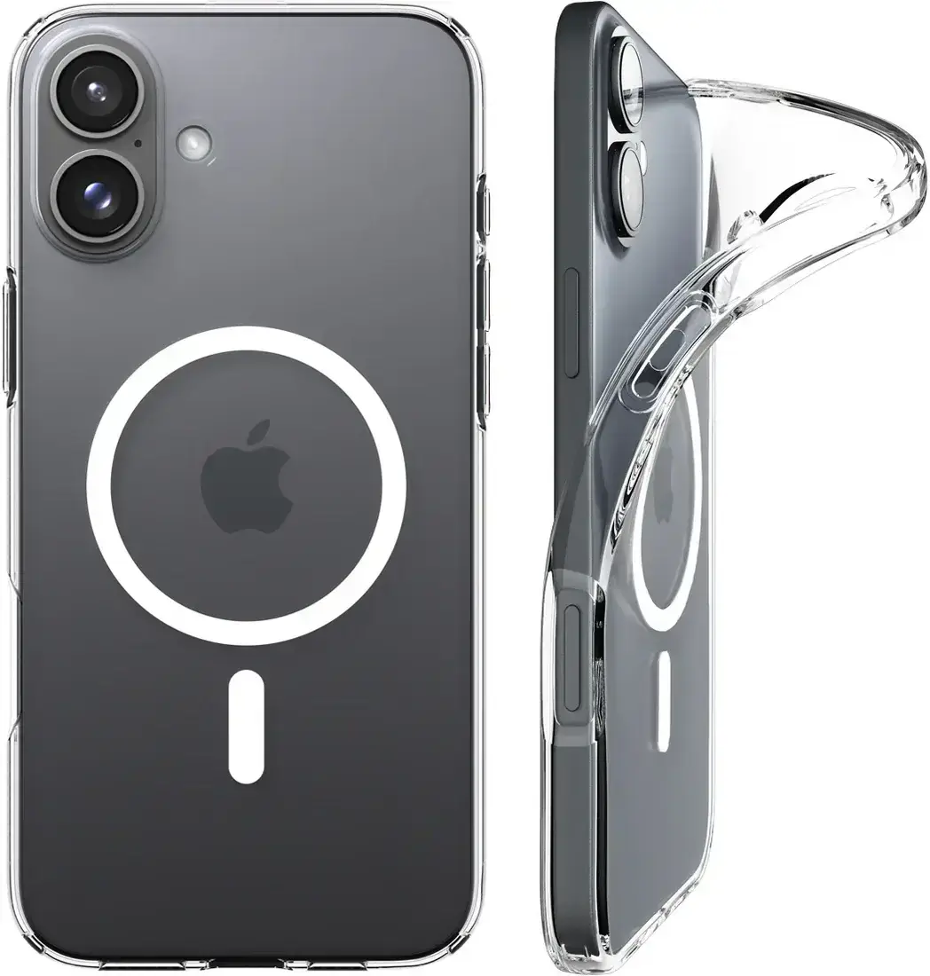Spigen Crystal Flex MagFit iPhone 16 Hoesje MagSafe Back Cover Transparant afbeelding 14