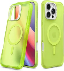 Spigen Cyrill Ultra Sheer Apple iPhone 16 Pro Hoesje met MagSafe Groen afbeelding
