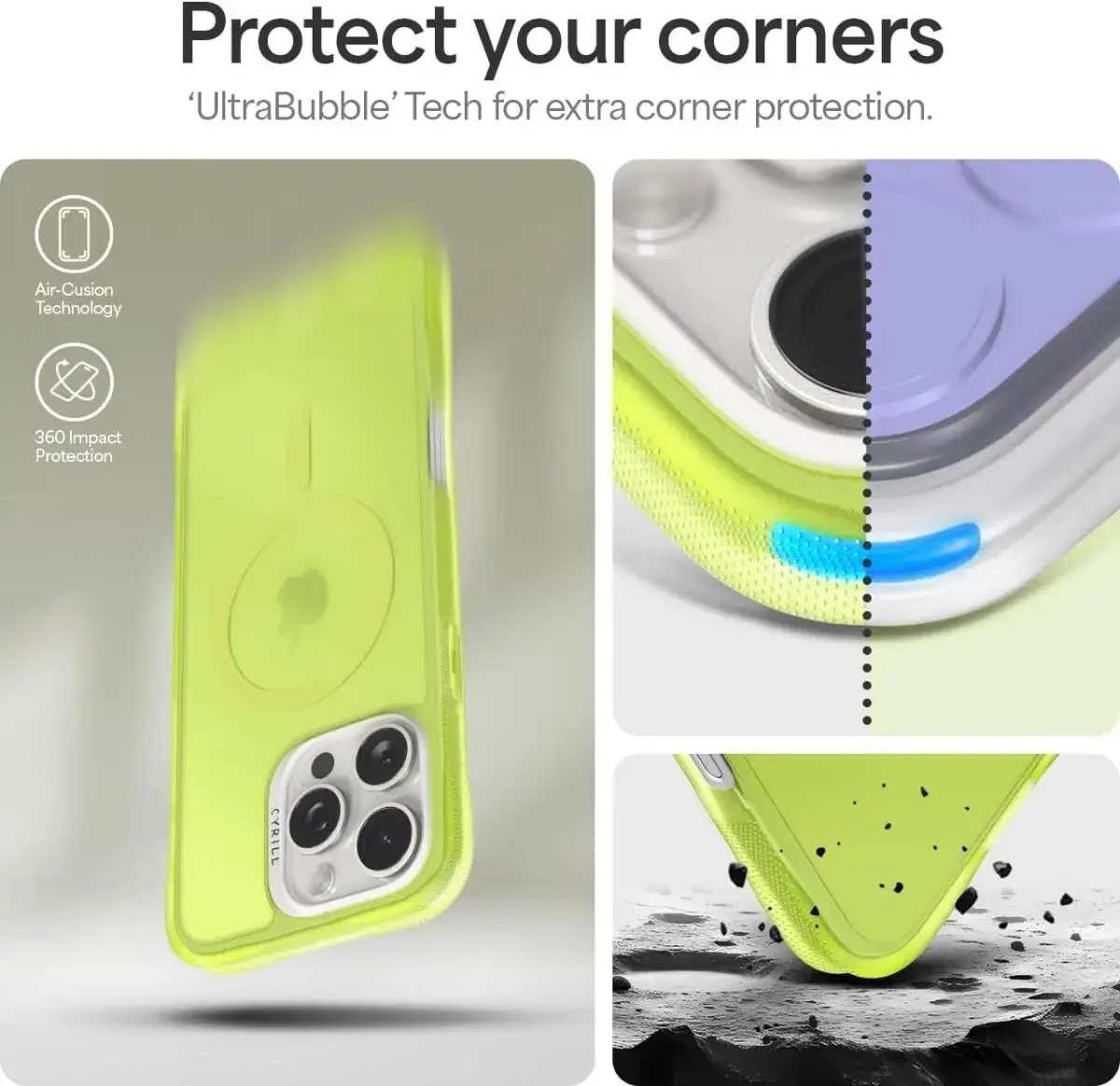 Spigen Cyrill Ultra Sheer Apple iPhone 16 Pro Hoesje met MagSafe Groen afbeelding 4