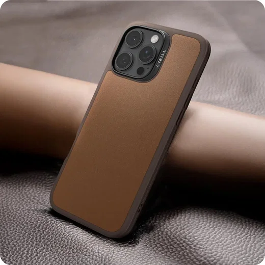 Spigen Cyrill Kajuk Apple iPhone 16 Pro Max Hoesje MagSafe Back Cover Bruin afbeelding 2