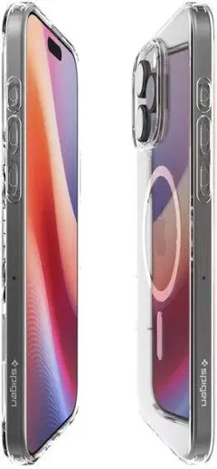 Spigen Crystal Flex MagFit iPhone 16 Pro Hoesje MagSafe Transparant afbeelding 10