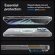 Spigen Crystal Flex MagFit iPhone 16 Pro Hoesje MagSafe Transparant afbeelding 2
