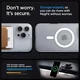 Spigen Crystal Flex MagFit iPhone 16 Pro Hoesje MagSafe Transparant afbeelding 3