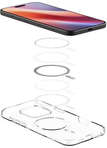 Spigen Crystal Flex MagFit iPhone 16 Pro Hoesje MagSafe Transparant afbeelding 9