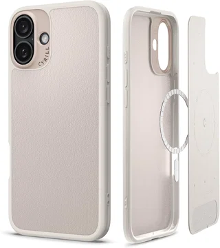 Spigen Cyrill Kajuk Mag Apple iPhone 16 Plus Hoesje MagSafe Back Cover Cream