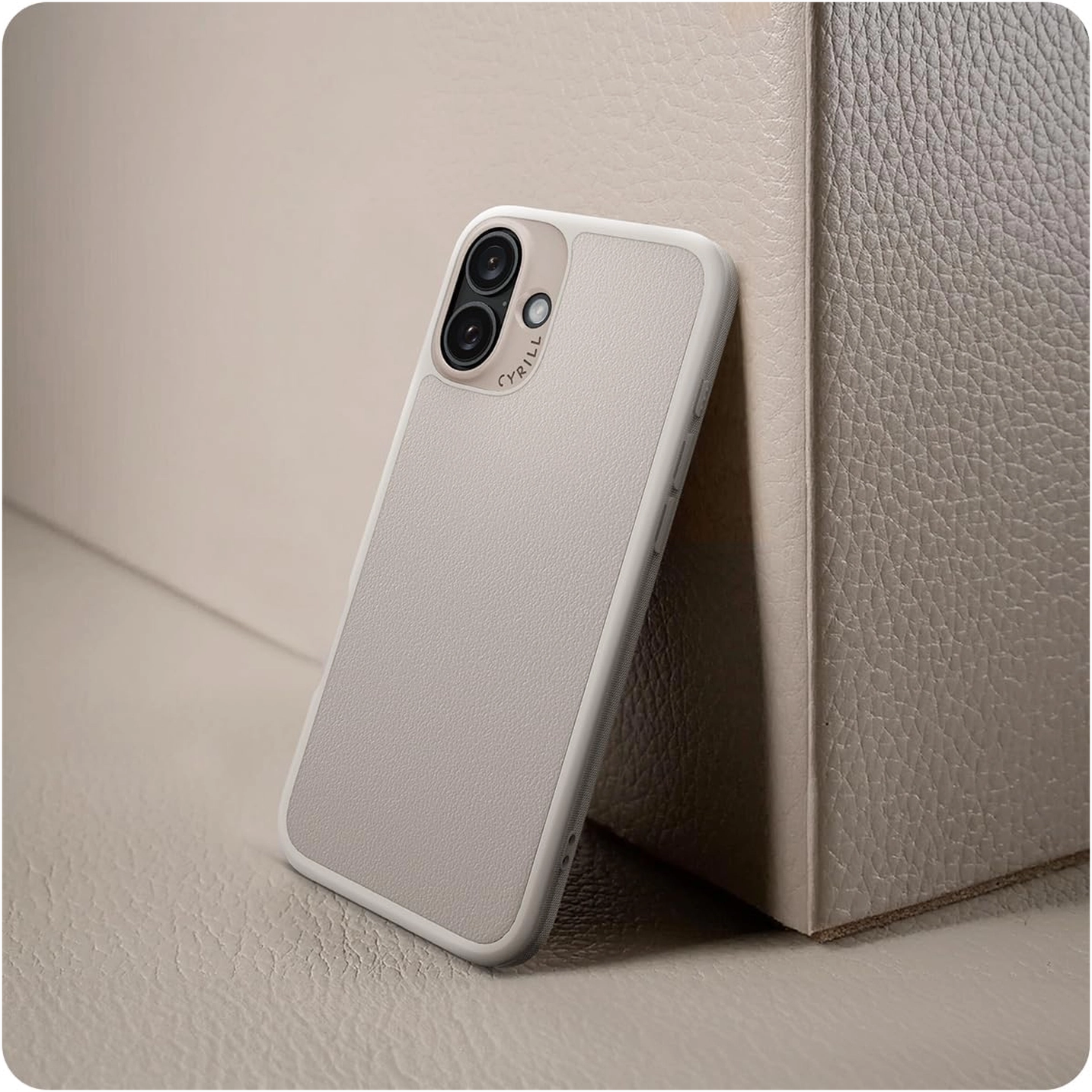 Spigen Cyrill Kajuk Mag Apple iPhone 16 Plus Hoesje MagSafe Back Cover Cream afbeelding 2
