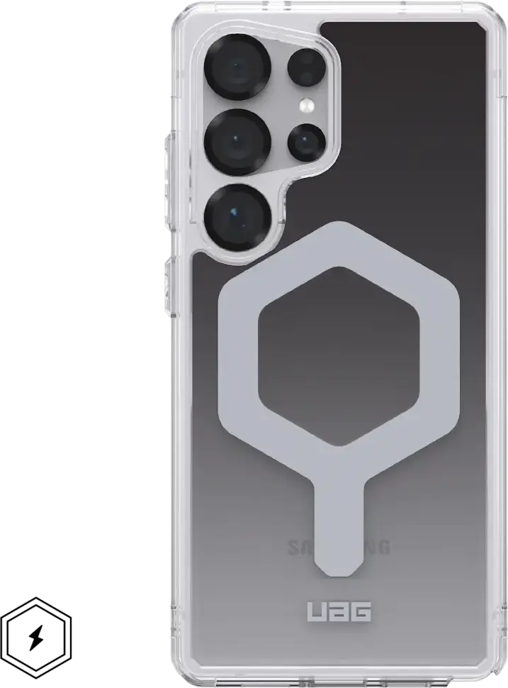 UAG Plyo Pro Samsung Galaxy S25 Ultra Hoesje MagSafe Transparant/Zwart afbeelding 1