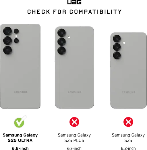 UAG Plyo Pro Samsung Galaxy S25 Ultra Hoesje MagSafe Transparant/Zwart afbeelding 3