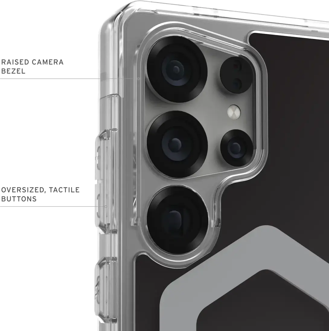 UAG Plyo Pro Samsung Galaxy S25 Ultra Hoesje MagSafe Transparant/Zwart afbeelding 4