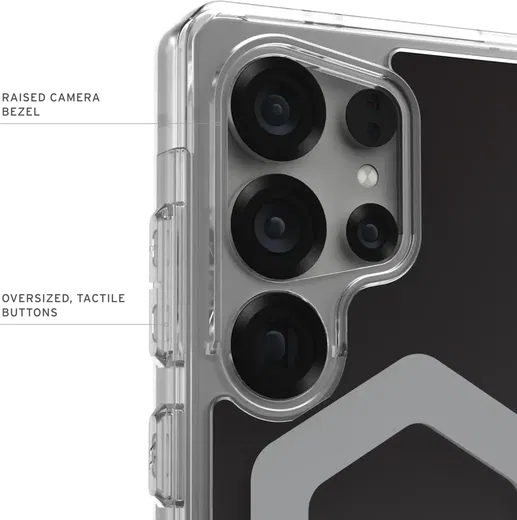 UAG Plyo Pro Samsung Galaxy S25 Ultra Hoesje MagSafe Transparant/Zwart afbeelding 4