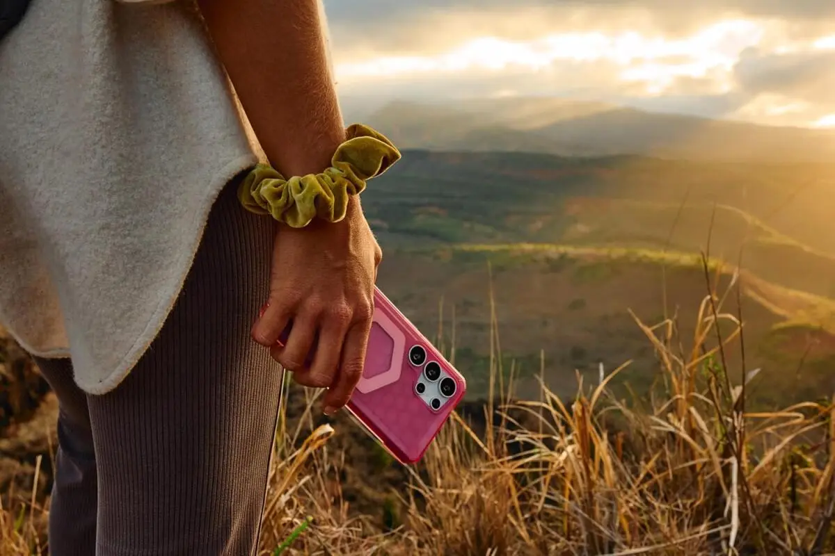 UAG Essential Armor Samsung Galaxy S25 Ultra Hoesje MagSafe / Qi2 Magnet Roze afbeelding 6