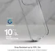 ZAGG Luxe Google Pixel 9a Hoesje Back Cover 3M Valbescherming Transparant afbeelding 3