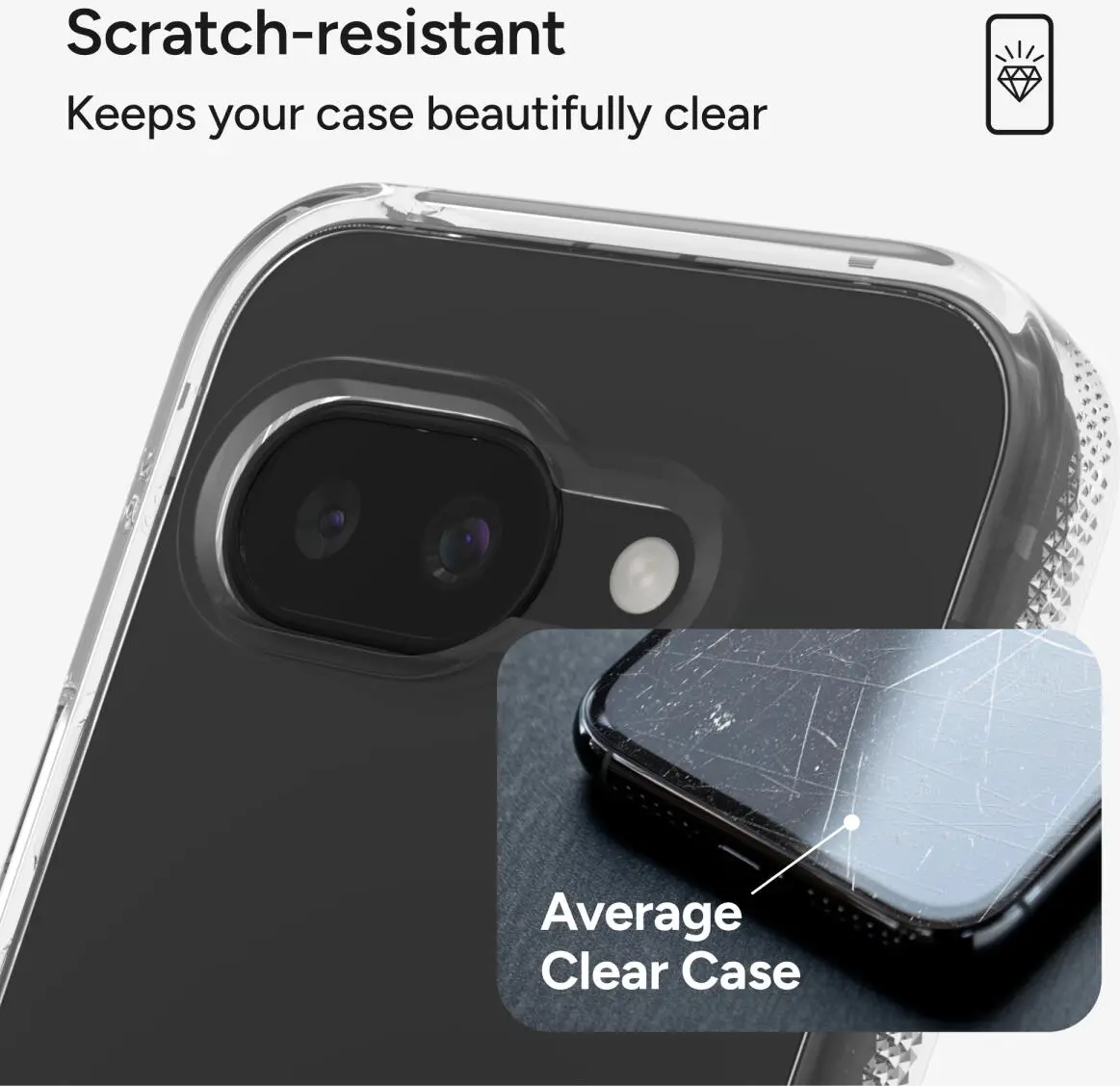 ZAGG Crystal Palace Google Pixel 9a Hoesje 4M DropProof Back Cover Transparant afbeelding 6