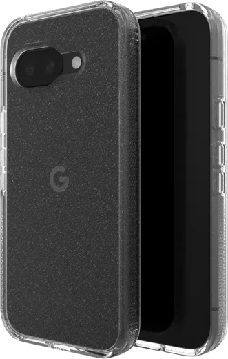 ZAGG Milan Google Pixel 9a Hoesje Grafeen Back Cover Glitter Transparant afbeelding 1