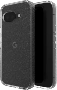 ZAGG Milan Google Pixel 9a Hoesje Grafeen Back Cover Glitter Transparant