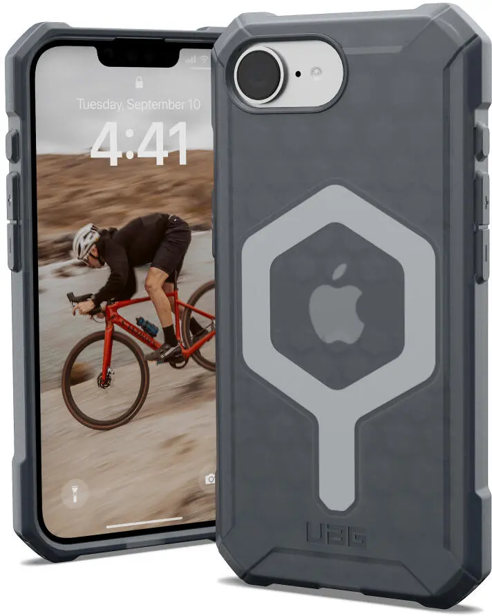 UAG Essential Armor iPhone 17e / 16e Hoesje MagSafe Back Cover Grijs afbeelding 1