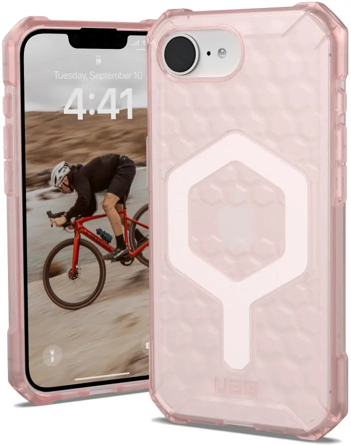 UAG Essential Armor iPhone 17e / 16e Hoesje MagSafe Back Cover Roze afbeelding 1
