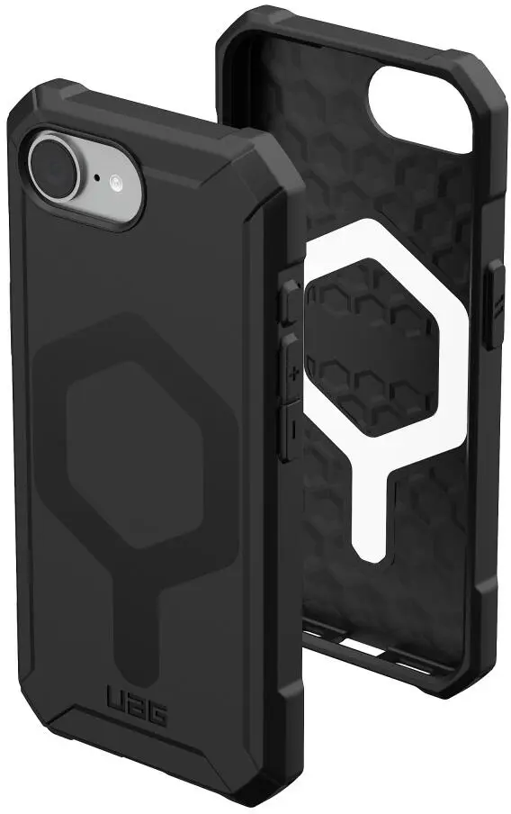 UAG Essential Armor iPhone 16e Hoesje MagSafe Back Cover Zwart afbeelding 3