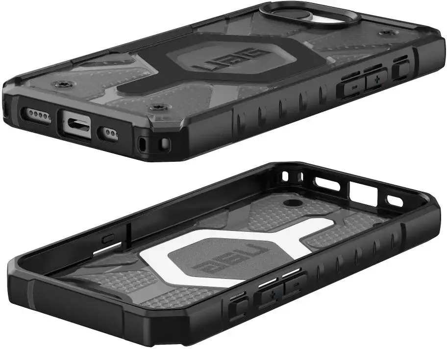 UAG Pathfinder Clear Apple iPhone 17e / 16e Hoesje MagSafe Back Cover Ash afbeelding 4