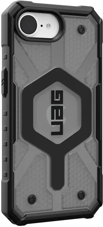 UAG Pathfinder Clear Apple iPhone 17e / 16e Hoesje MagSafe Back Cover Ash afbeelding 5