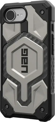 UAG Monarch Pro Apple iPhone 17e / 16e Hoesje MagSafe Back Cover Titanium afbeelding 5