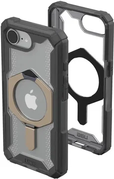 UAG Plasma XTE Apple 17e / 16e Hoesje MagSafe Stand Back Cover Ash/Titanium