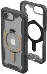 UAG Plasma XTE Apple 16e Hoesje MagSafe Stand Back Cover Ash/titanium afbeelding