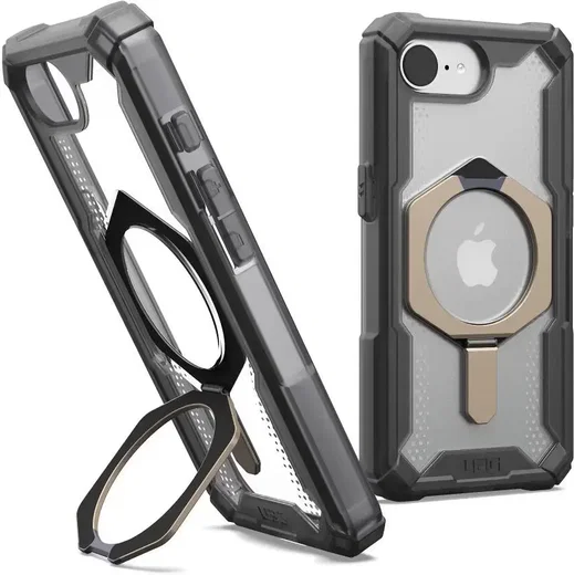 UAG Plasma XTE Apple 17e / 16e Hoesje MagSafe Stand Back Cover Ash/Titanium afbeelding 2