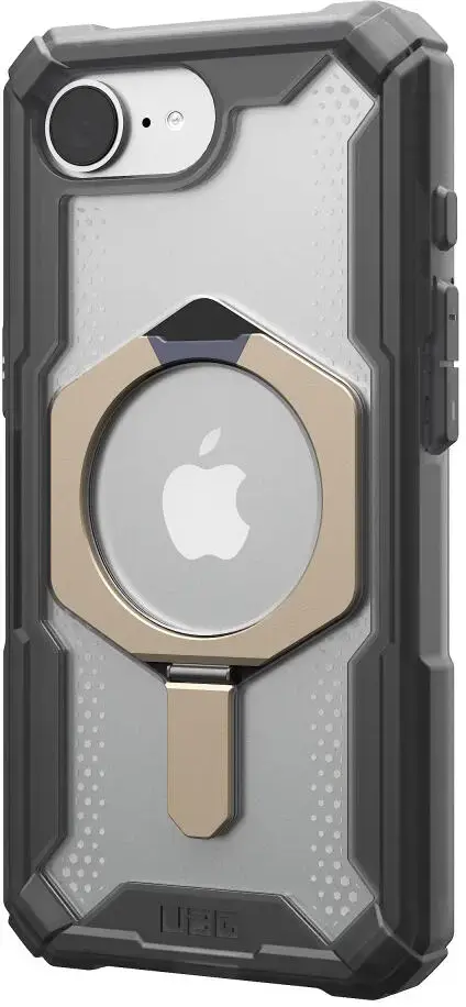 UAG Plasma XTE Apple 17e / 16e Hoesje MagSafe Stand Back Cover Ash/Titanium afbeelding 3