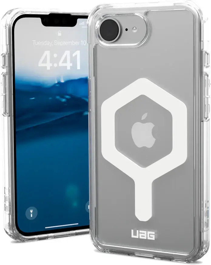 UAG Plyo Pro Apple 17e / 16e Hoesje MagSafe Back Cover Ice/Wit afbeelding 1